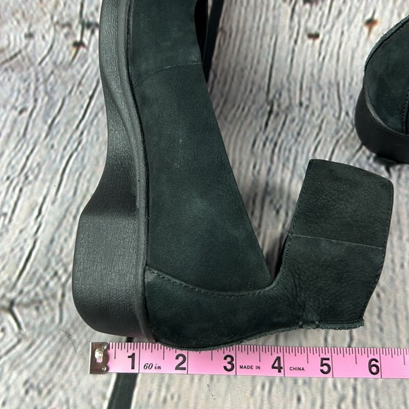 DANSKO LULU Black Suede Ankle Strap Mary Jane Flats - Picture 8 of 17